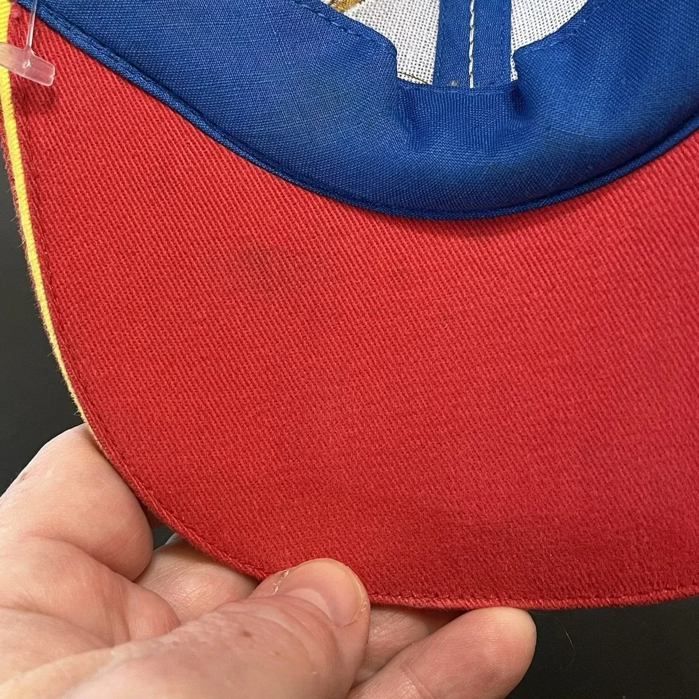 Vtg Disney Winnie Pooh Face Bear Hat Baseball Cap Disney Youth Kids Child Size